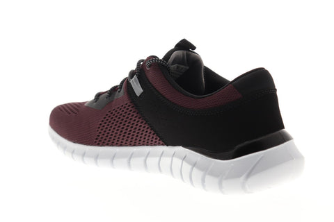 Skechers Overhaul Ryniss 52815 Mens Red Canvas Athletic Cross Training Shoes