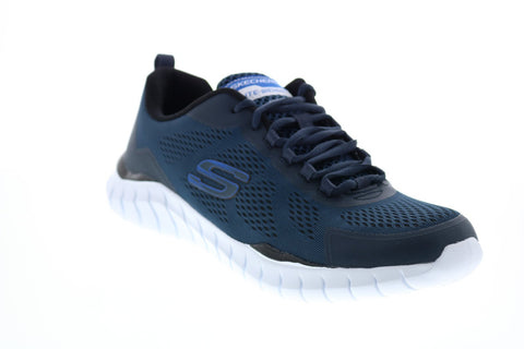 Skechers Overhaul Darosa 52818 Mens Blue Canvas Athletic Cross Training Shoes