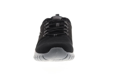 Skechers Overhaul Primba Mens Black Textile Athletic Lace Up Training Shoes