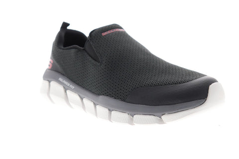 Skechers Flex 3.0 Aventide 52823 Mens Black Mesh Slip On Sneakers Shoes