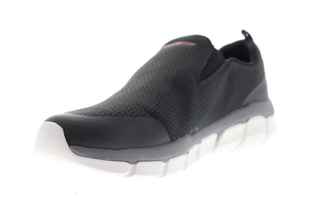 Skechers Flex 3.0 Aventide 52823 Mens Black Mesh Slip On Sneakers Shoes