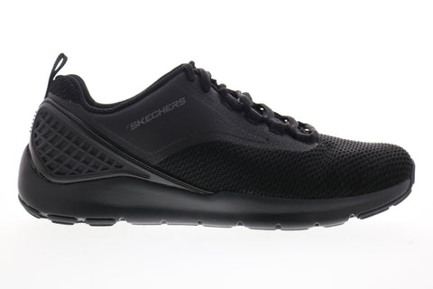 Skechers Nichla Shakori 52848 Mens Black Mesh Athletic Cross Training Shoes