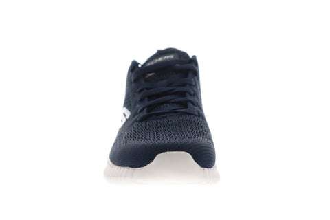 Skechers Elite Flex Clear Leaf Mens Blue Textile Athletic Running Shoes