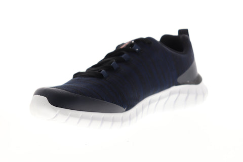 Skechers Overhaul Quarkski 52915 Mens Blue Canvas Lifestyle Sneakers Shoes