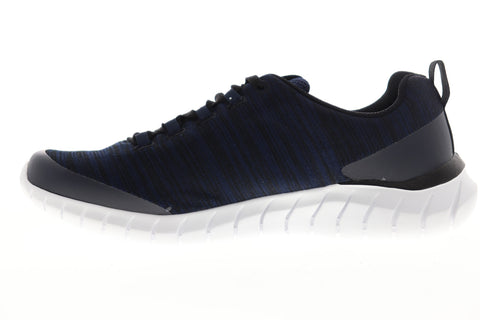 Skechers Overhaul Quarkski 52915 Mens Blue Canvas Lifestyle Sneakers Shoes