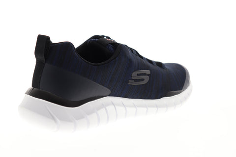 Skechers Overhaul Quarkski 52915 Mens Blue Canvas Lifestyle Sneakers Shoes
