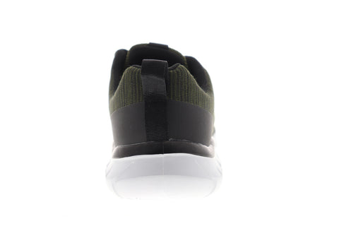Skechers Overhaul Quarkski 52915 Mens Green Mesh Lifestyle Sneakers Shoes