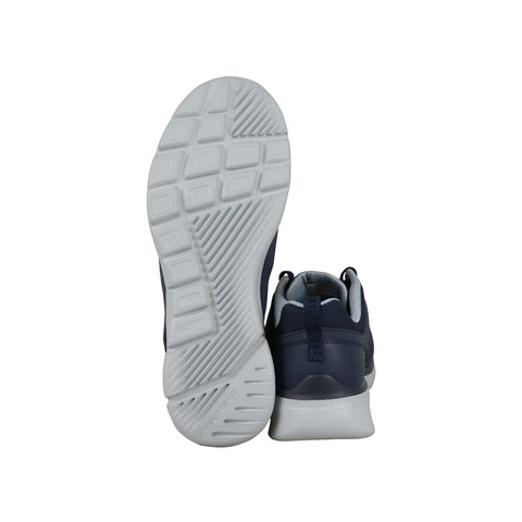 Skechers Equalizer 3.0 Deciment Mens Blue Mesh & Leather Athletic Running Shoes