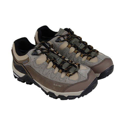 Hi-Tec Ox Belmont Low I Wp 53083 Mens Brown Low Top Athletic Hiking Boots Shoes