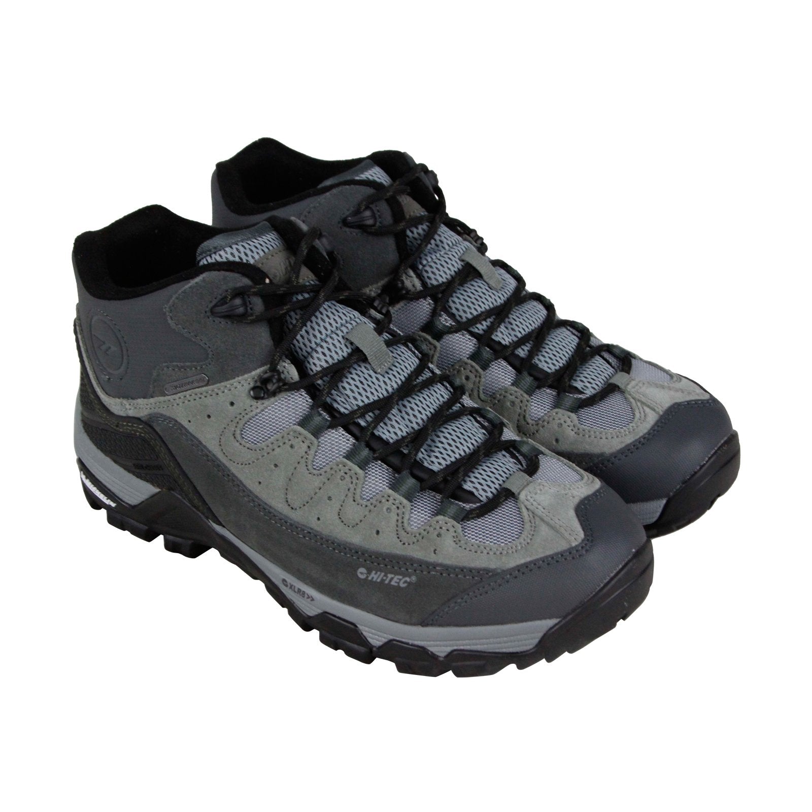 Hi-Tec Ox Belmont Mid I Wp 53097 Mens Gray Suede Lace Up Hiking