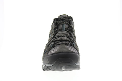 Hi-Tec Ravus Vent Mid WP 53115 Mens Gray Suede Lace Up Hiking Boots