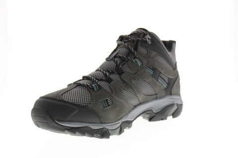 Hi-Tec Ravus Vent Mid WP 53115 Mens Gray Suede Lace Up Hiking Boots