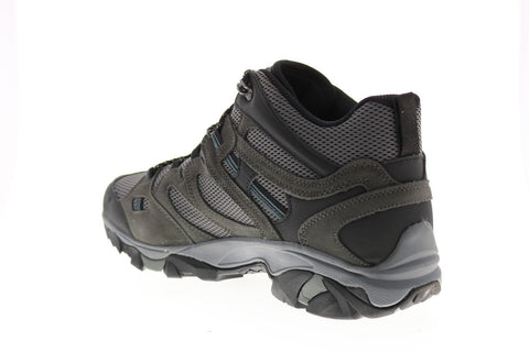 Hi-Tec Ravus Vent Mid WP 53115 Mens Gray Suede Lace Up Hiking Boots
