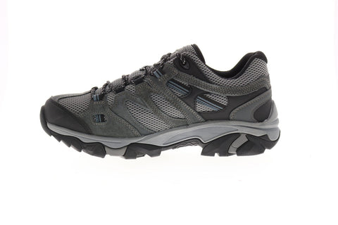 Hi-Tec Ravus Vent Low WP 53117 Mens Gray Suede Athletic Hiking Shoes