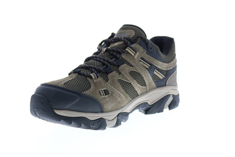 Hi-Tec Ravus Vent Low WP 53118 Mens Gray Suede Athletic Hiking Shoes