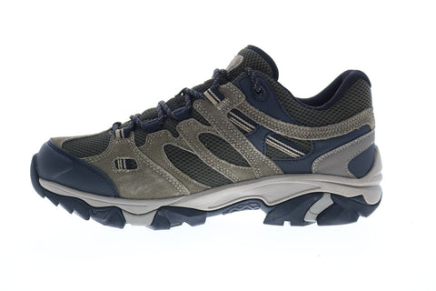 Hi-Tec Ravus Vent Low WP 53118 Mens Gray Suede Athletic Hiking Shoes