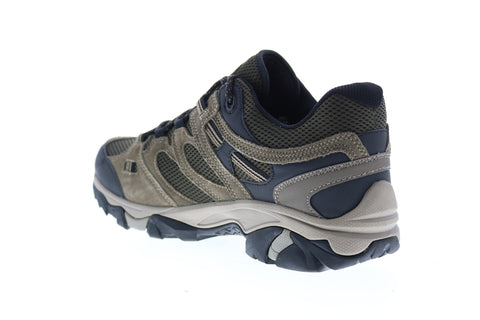 Hi-Tec Ravus Vent Low WP 53118 Mens Gray Suede Athletic Hiking Shoes