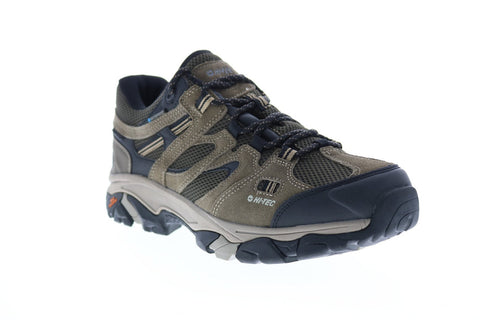 Hi-Tec Ravus Vent Low 53118 Mens Gray Suede Athletic Hiking Shoes