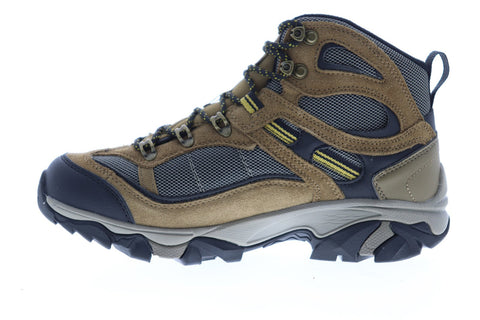 Hi-Tec Ravus Explorer Mid 53120 Mens Brown Suede Lace Up Hiking Boots Shoes