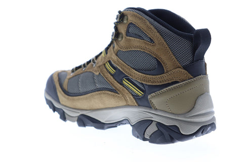 Hi-Tec Ravus Explorer Mid 53120 Mens Brown Suede Lace Up Hiking Boots Shoes