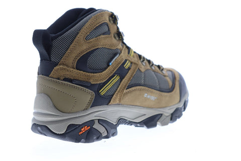 Hi-Tec Ravus Explorer Mid 53120 Mens Brown Suede Lace Up Hiking Boots Shoes