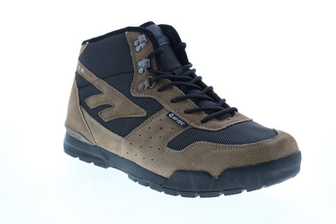 Hi-Tec Sierra Lite 53208 Mens Brown Suede Lace Up Hiking Boots