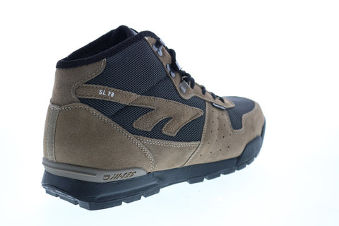 Hi-Tec Sierra Lite 53208 Mens Brown Suede Lace Up Hiking Boots