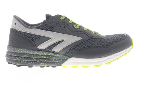 Hi-Tec Badwater 54230 Mens Gray Mesh Low Top Lace Up Athletic Running Shoes