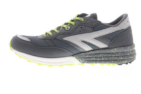 Hi-Tec Badwater 54230 Mens Gray Mesh Low Top Lace Up Athletic Running Shoes