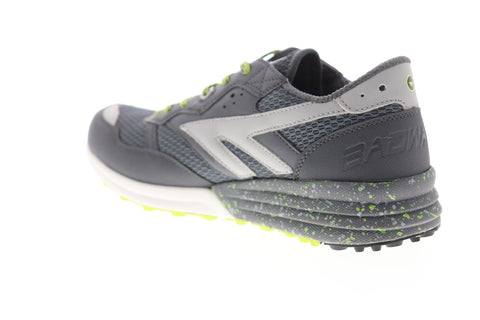 Hi-Tec Badwater 54230 Mens Gray Mesh Low Top Lace Up Athletic Running Shoes