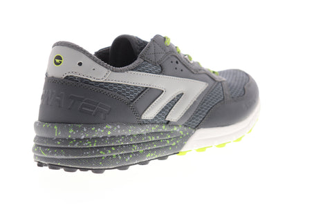 Hi-Tec Badwater 54230 Mens Gray Mesh Low Top Lace Up Athletic Running Shoes