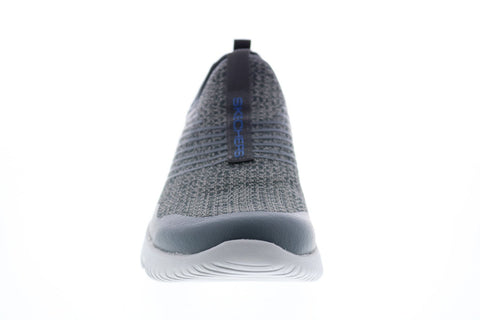 Skechers Go Run Focus Raptor 55167 Mens Gray Canvas Lifestyle Sneakers Shoes