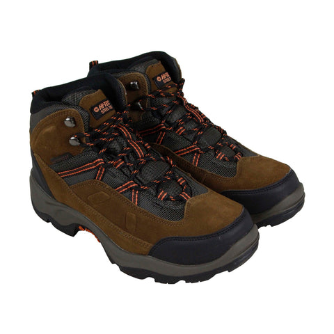 Hi-Tec Bandera Pro Mid St 57009 Mens Brown Suede Lace Up Hiking Boots Shoes