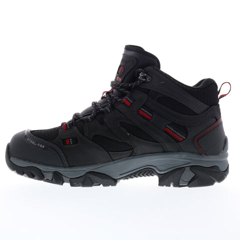 Hi-Tec X-T Boron Mid Waterproof 360 ST 57041 Mens Black Work Boots Shoes