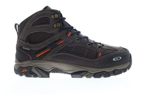 Hi-Tec Explorer WP Steel Toe 57046 Mens Brown Suede Lace Up Work Boots