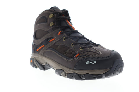 Hi-Tec Explorer WP Steel Toe 57046 Mens Brown Suede Lace Up Work Boots