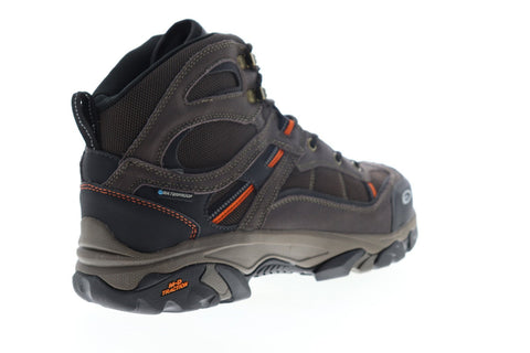 Hi-Tec Explorer WP Steel Toe 57046 Mens Brown Suede Lace Up Work Boots