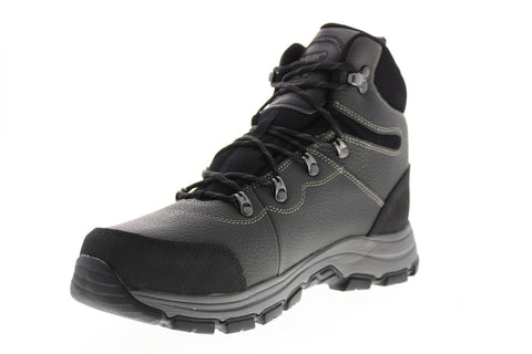 Hi-Tec Austin WP Steel Toe 57047 Mens Gray Leather Lace Up Work Boots