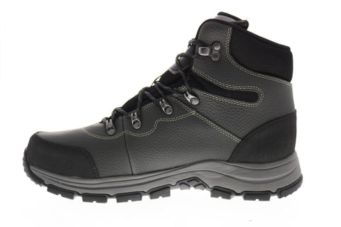 Hi-Tec Austin WP Steel Toe 57047 Mens Gray Leather Lace Up Work Boots