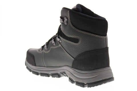 Hi-Tec Austin WP Steel Toe 57047 Mens Gray Leather Lace Up Work Boots