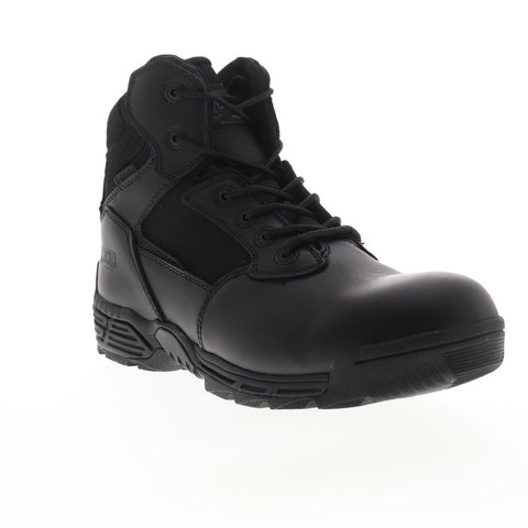 Magnum Stealth Force 6.0 WP I 5473 Mens Black Wide Leather Work Boots Shoes