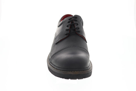 GBX Parker Cap Toe 577531 Mens Black Leather Low Top Lace Up Oxfords Shoes