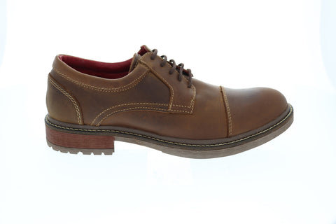 GBX Parker Cap Toe 577534 Mens Brown Leather Low Top Lace Up Oxfords Shoes