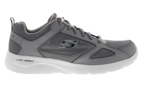 Skechers Dynamight 2.0 Fallford 58363 Mens Gray Lifestyle Sneakers Shoes