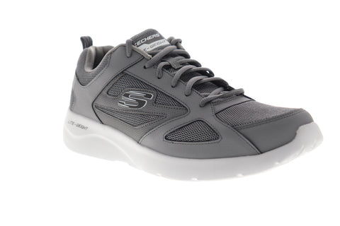 Skechers Dynamight 2.0 Fallford 58363 Mens Gray Mesh - Ruze Shoes