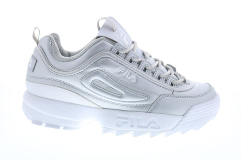 Regenjas analyse Pracht Fila Disruptor II Premium Metallic Womens Silver Lifestyle Sneakers Sh -  Ruze Shoes