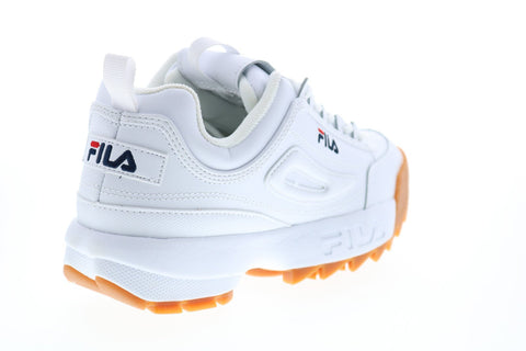 Fila Disruptor II Premium Womens White Synthetic Lifestyle Sneakers Shoes