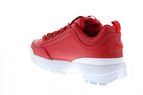 Fila Disruptor II Zipper Womens Red Synthetic Lifestyle Sneakers Shoes