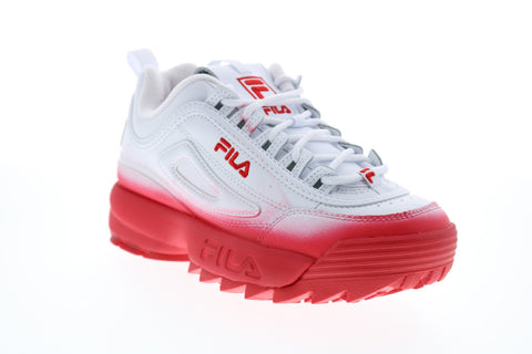 Fila Disruptor II Brights Fade Womens White Synthetic Lifestyle Sneakers Shoes