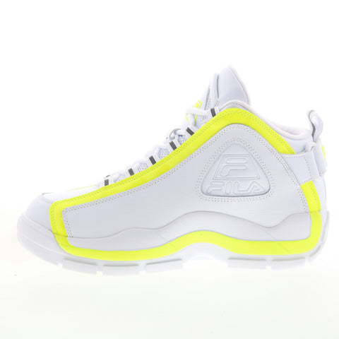 Fila Grant Hill 2 5BM01377-141 Womens White Leather Athletic Basketball Shoes